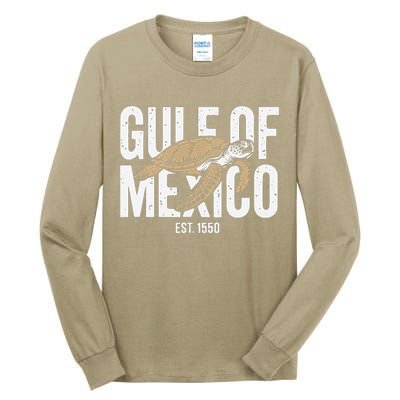 Gulf of Mexico with Turtle Tall Long Sleeve T-Shirt