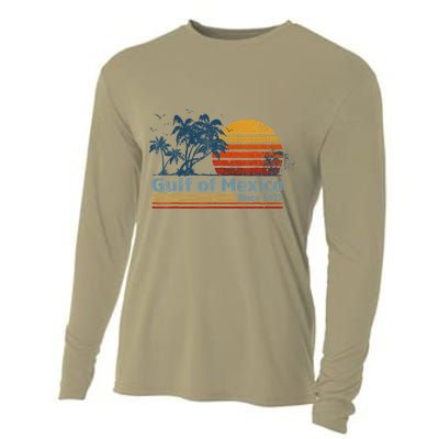 Gulf Of Mexico Since 1672 Retro Vintage Beach Cooling Performance Long Sleeve Crew