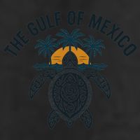 Gulf Of Mexico Est 1550 Forever Not US America With Turtle Cool Comfort Performance Bucket Hat