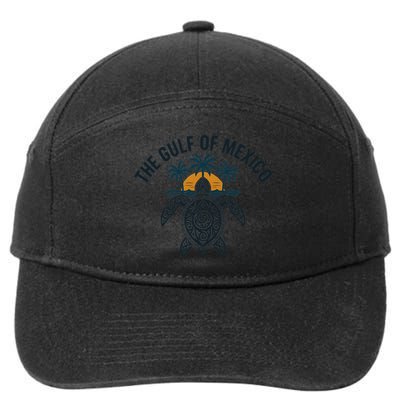 Gulf Of Mexico Est 1550 Forever Not US America With Turtle 7-Panel Snapback Hat