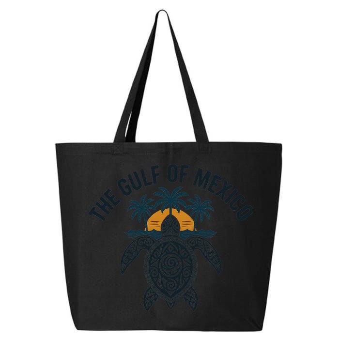 Gulf Of Mexico Est 1550 Forever Not US America With Turtle 25L Jumbo Tote