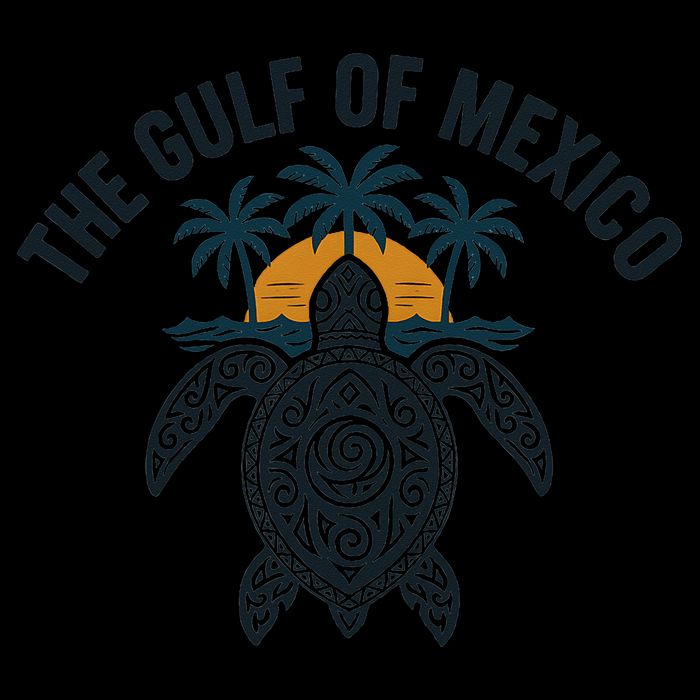 Gulf Of Mexico Est 1550 Forever Not US America With Turtle Wool Snapback Cap
