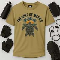 Gulf Of Mexico Est 1550 Forever Not US America With Turtle Performance Shirt