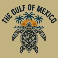 Gulf Of Mexico Est 1550 Forever Not US America With Turtle Performance Shirt