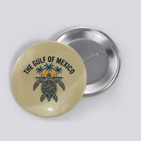Gulf Of Mexico Est 1550 Forever Not US America With Turtle Button