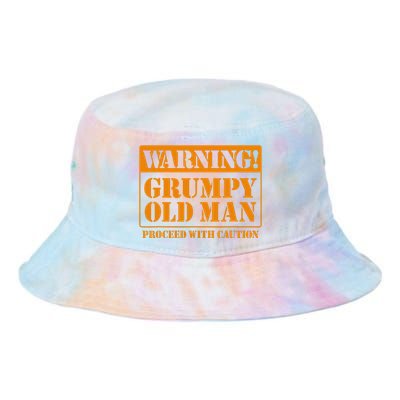 Grumpy Old Man for Grandfathers Dads Father's Day Tie Dye Newport Bucket Hat