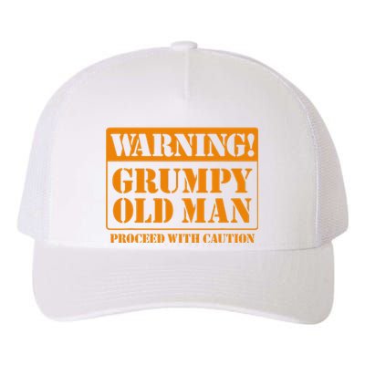 Grumpy Old Man for Grandfathers Dads Father's Day Yupoong Adult 5-Panel Trucker Hat