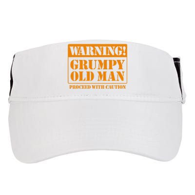 Grumpy Old Man for Grandfathers Dads Father's Day Adult Drive Performance Visor