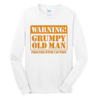 Grumpy Old Man for Grandfathers Dads Father's Day Tall Long Sleeve T-Shirt