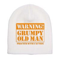 Grumpy Old Man for Grandfathers Dads Father's Day Short Acrylic Beanie