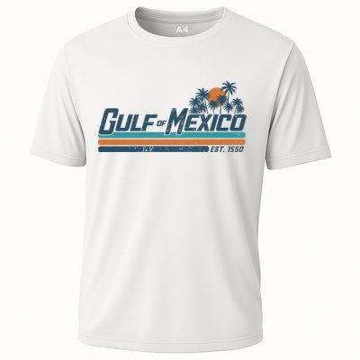 Gulf Of Mexico Est 1550 Retro Vintage Beach Performance Shirt