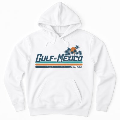Gulf Of Mexico Est 1550 Retro Vintage Beach Hoodie
