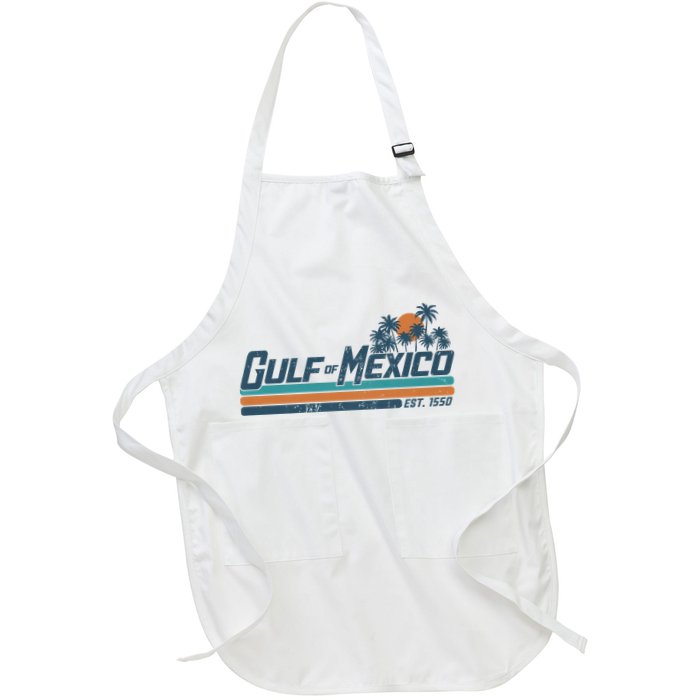 Gulf Of Mexico Est 1550 Retro Vintage Beach Apron
