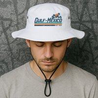 Gulf Of Mexico Est 1550 Retro Vintage Beach Bucket Hat