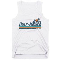 Gulf Of Mexico Est 1550 Retro Vintage Beach Tank Top