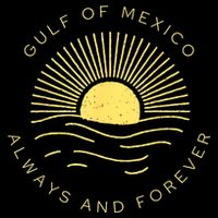 Gulf Of Mexico Always & Forever Vintage Sunset Political Doggie Tank