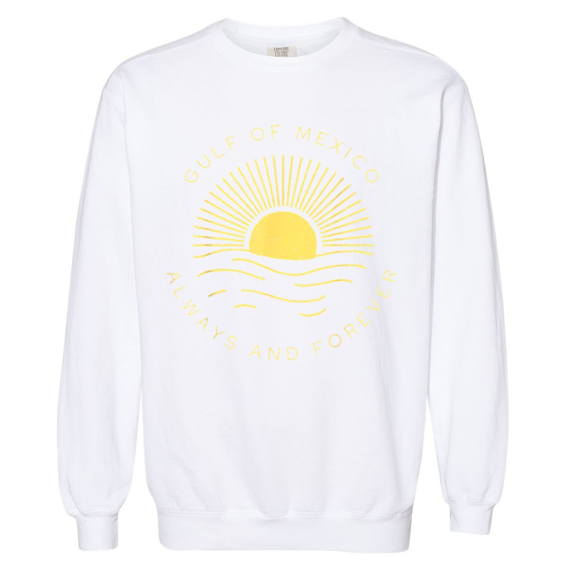 Gulf Of Mexico Always & Forever Vintage Sunset Political Garment-Dyed Sweatshirt