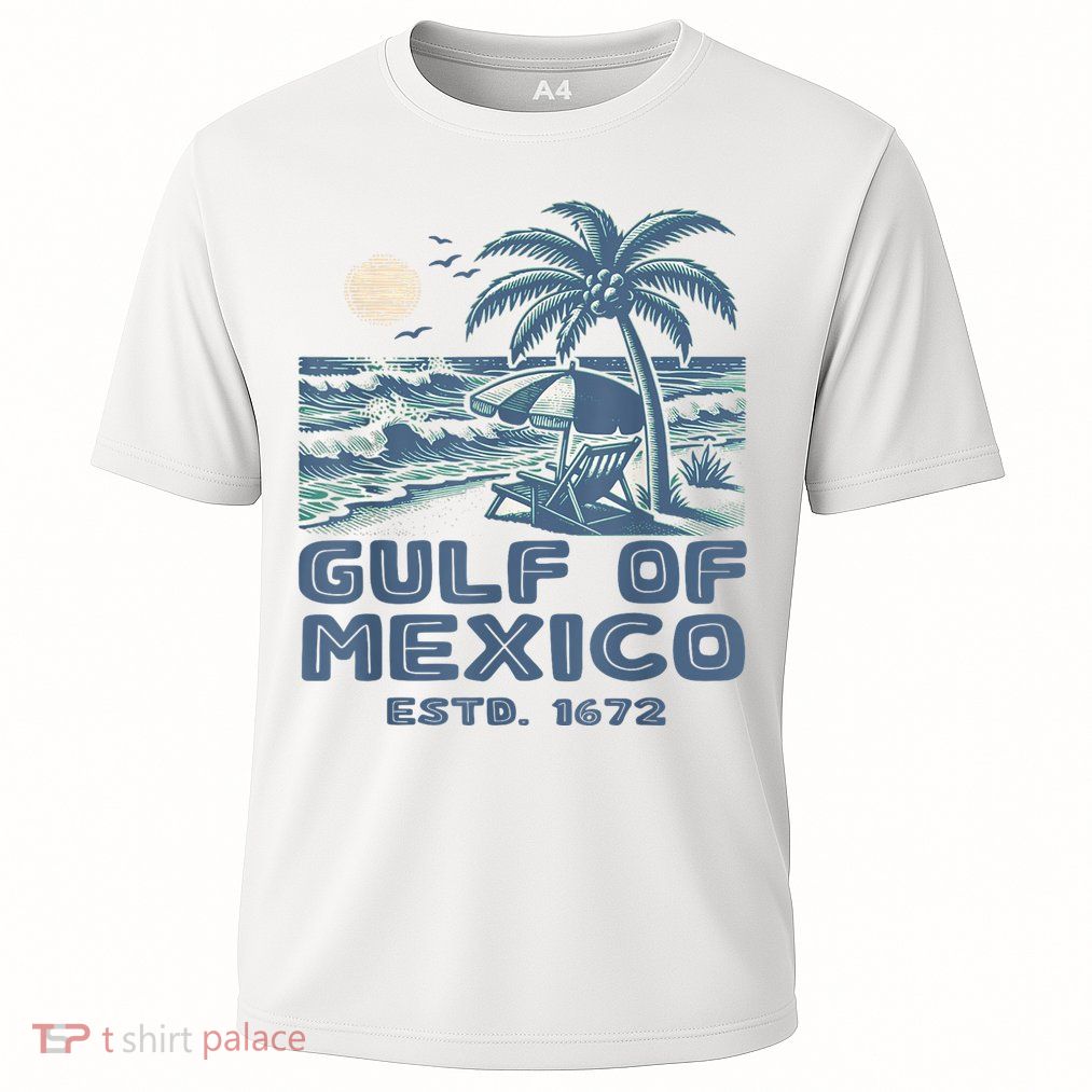 Gulf Of Mexico 1672 Vintage Beach Gulf Of Mexico Forever Performance Shirt