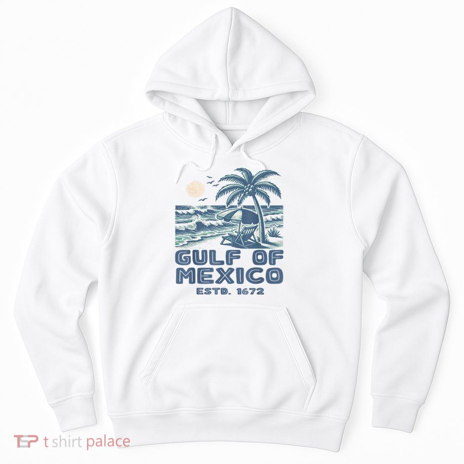 Gulf Of Mexico 1672 Vintage Beach Gulf Of Mexico Forever Hoodie