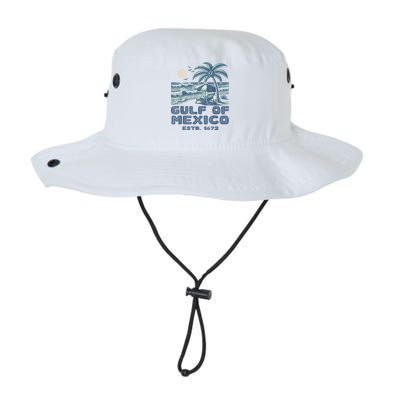 Gulf Of Mexico 1672 Vintage Beach Gulf Of Mexico Forever Bucket Hat