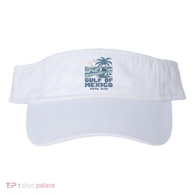 Gulf Of Mexico 1672 Vintage Beach Gulf Of Mexico Forever Visor