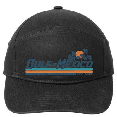 Gulf Of Mexico Est 1550 7-Panel Snapback Hat
