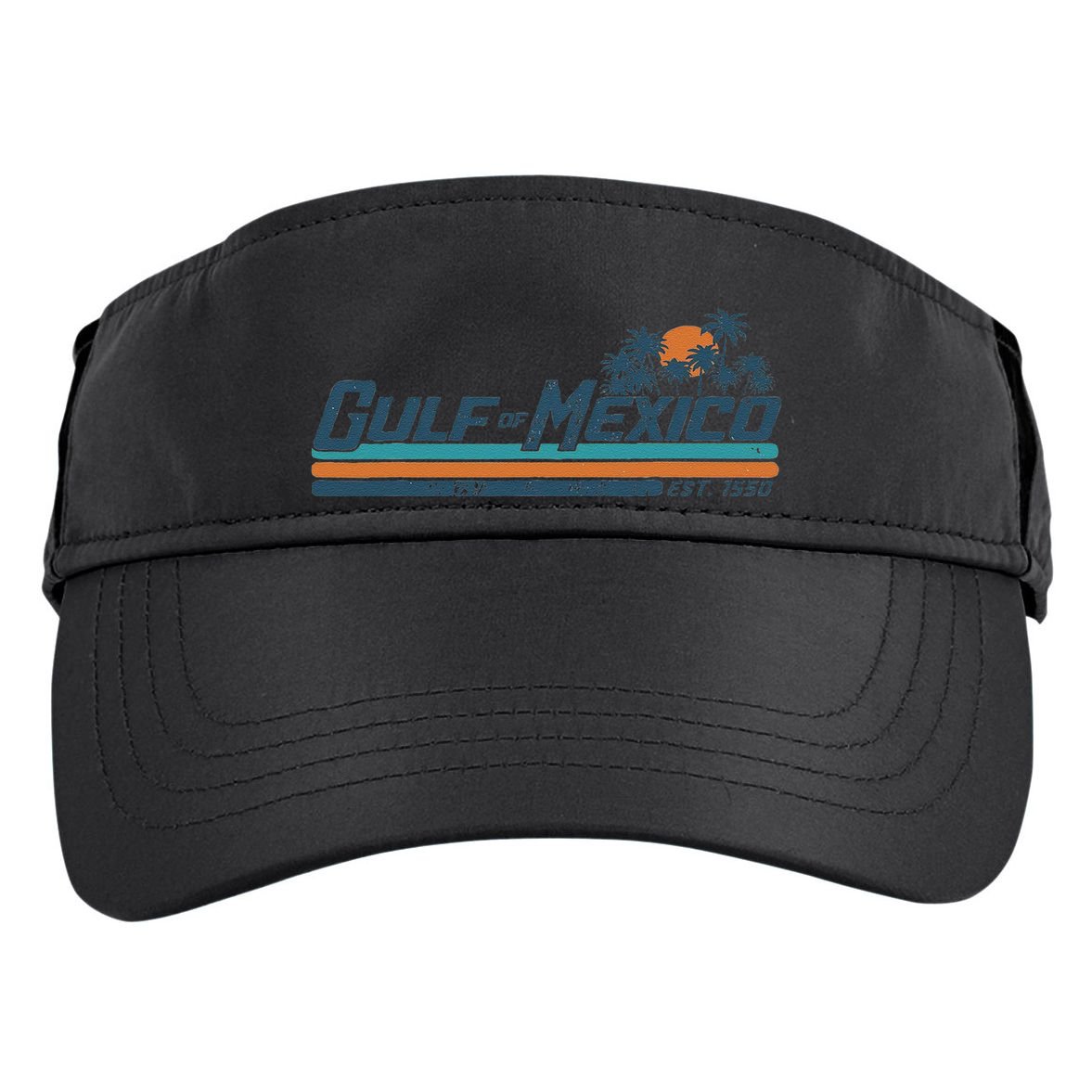 Gulf Of Mexico Est 1550 Adult Drive Performance Visor