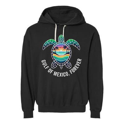 Gulf Of Mexico Forever Mexican Souvenir Garment-Dyed Fleece Hoodie