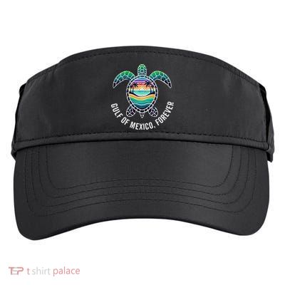Gulf Of Mexico Forever Mexican Souvenir Adult Drive Performance Visor