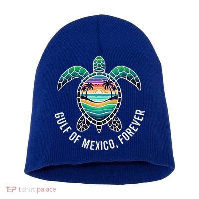 Gulf Of Mexico Forever Mexican Souvenir Short Acrylic Beanie
