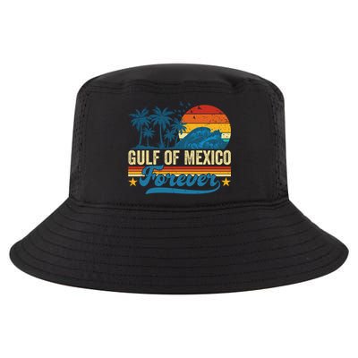 Gulf Of Mexico Forever Palms Beach Summer Holiday Vacation Cool Comfort Performance Bucket Hat