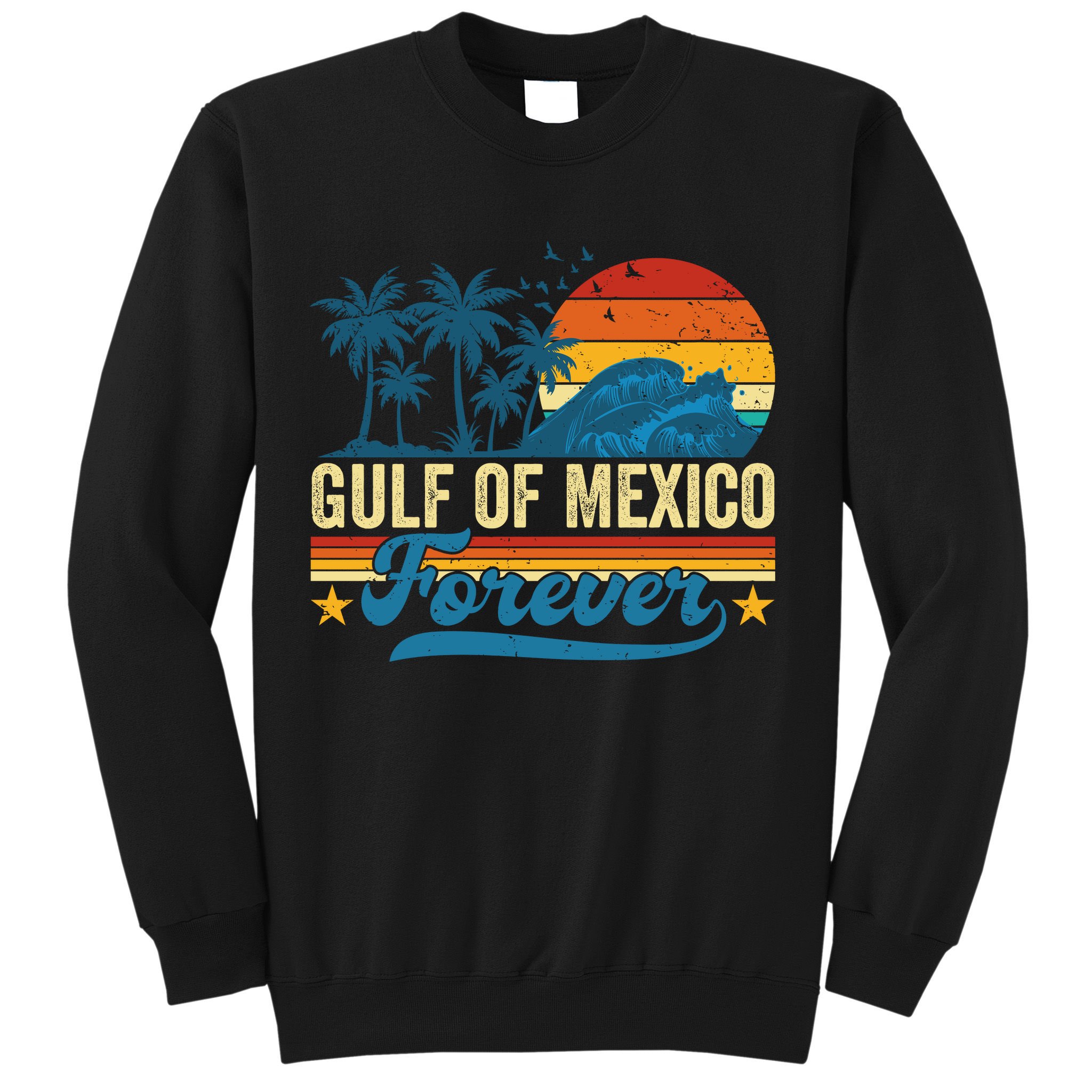 Gulf Of Mexico Forever Palms Beach Summer Holiday Vacation Sweatshirt