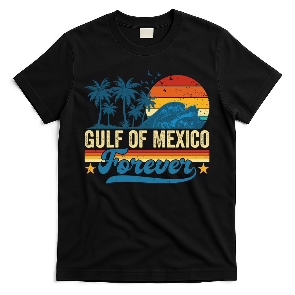 Gulf Of Mexico Forever Palms Beach Summer Holiday Vacation T-Shirt