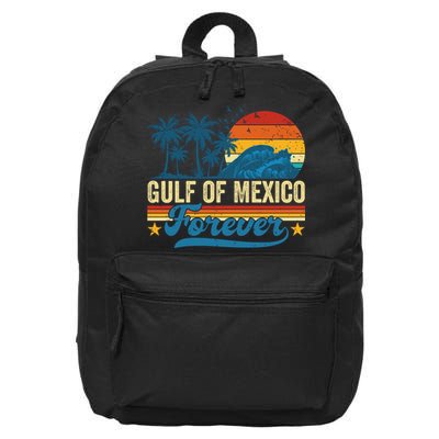 Gulf Of Mexico Forever Palms Beach Summer Holiday Vacation 16 in Basic Backpack