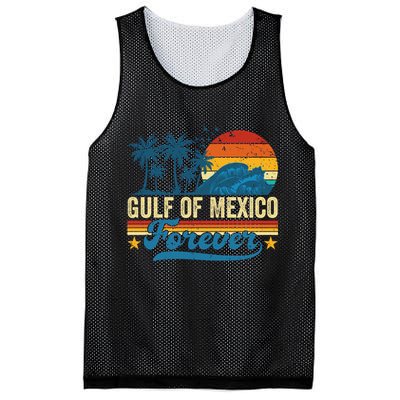 Gulf Of Mexico Forever Palms Beach Summer Holiday Vacation Mesh Reversible Basketball Jersey Tank