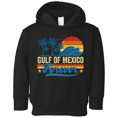 Gulf Of Mexico Forever Palms Beach Summer Holiday Vacation Toddler Hoodie