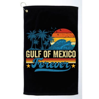 Gulf Of Mexico Forever Palms Beach Summer Holiday Vacation Golf Towel