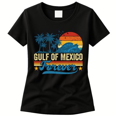 Gulf Of Mexico Forever Palms Beach Summer Holiday Vacation Womens T-Shirt