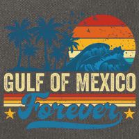 Gulf Of Mexico Forever Palms Beach Summer Holiday Vacation Cotton Canvas Backpack
