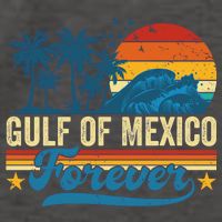 Gulf Of Mexico Forever Palms Beach Summer Holiday Vacation Vector Backpack