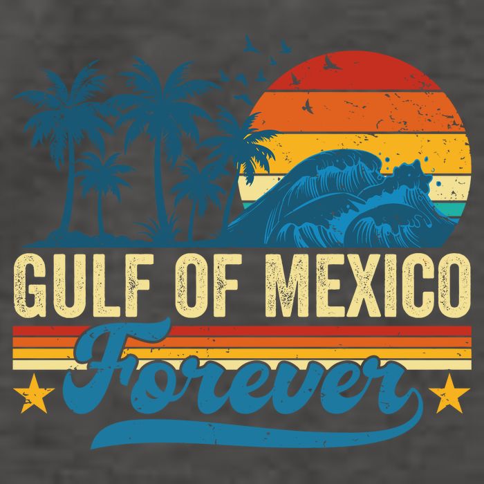 Gulf Of Mexico Forever Palms Beach Summer Holiday Vacation Vector Backpack