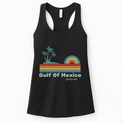Gulf Of Mexico Forever Retro Vintage Palm Classic Beach .Png Womens Tank Top
