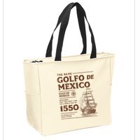 Gulf Of Mexico Name Origin 1550 Zip Tote Bag