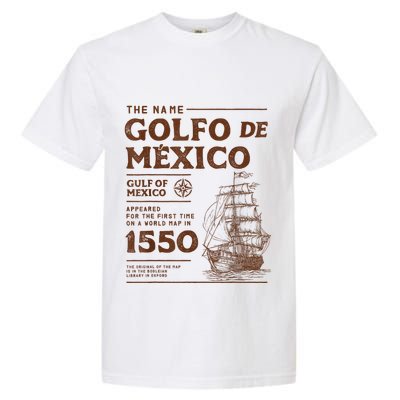 Gulf Of Mexico Name Origin 1550 Garment-Dyed Heavyweight T-Shirt