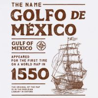 Gulf Of Mexico Name Origin 1550 Performance Shirt