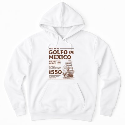 Gulf Of Mexico Name Origin 1550 Hoodie