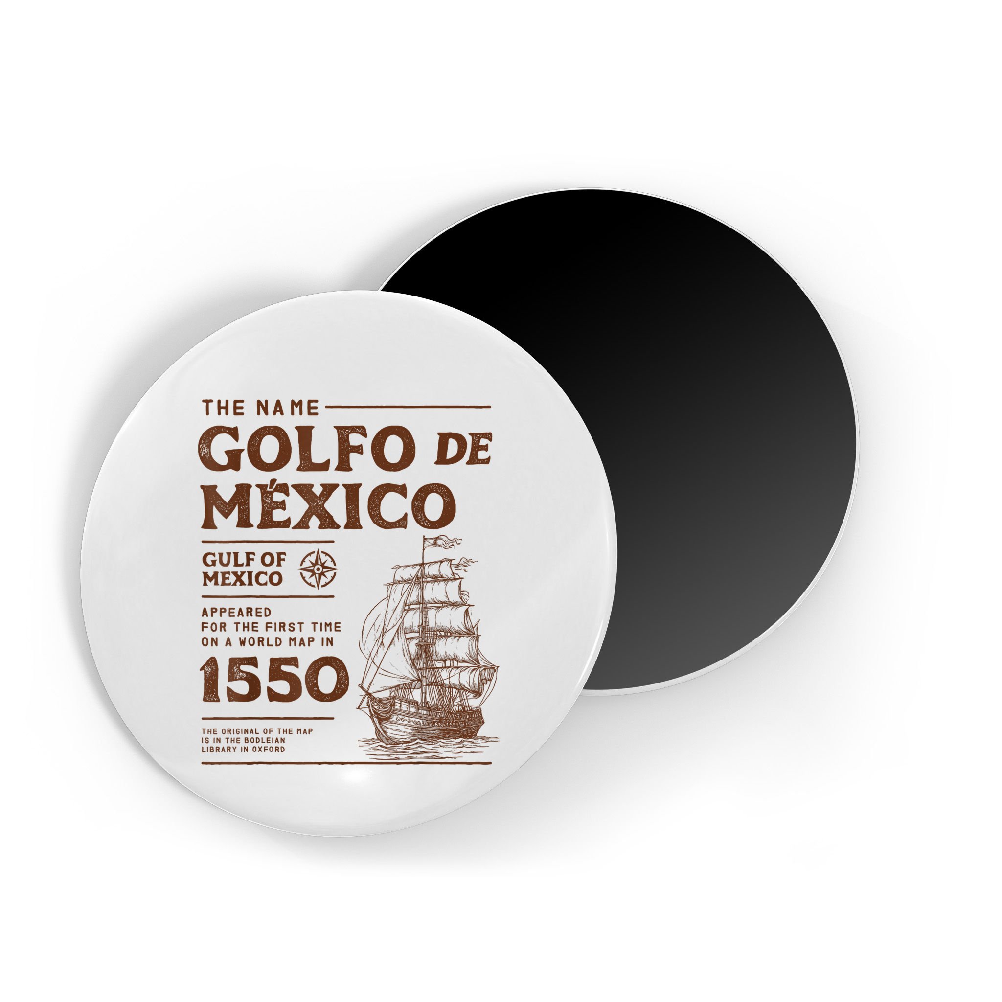 Gulf Of Mexico Name Origin 1550 Magnet