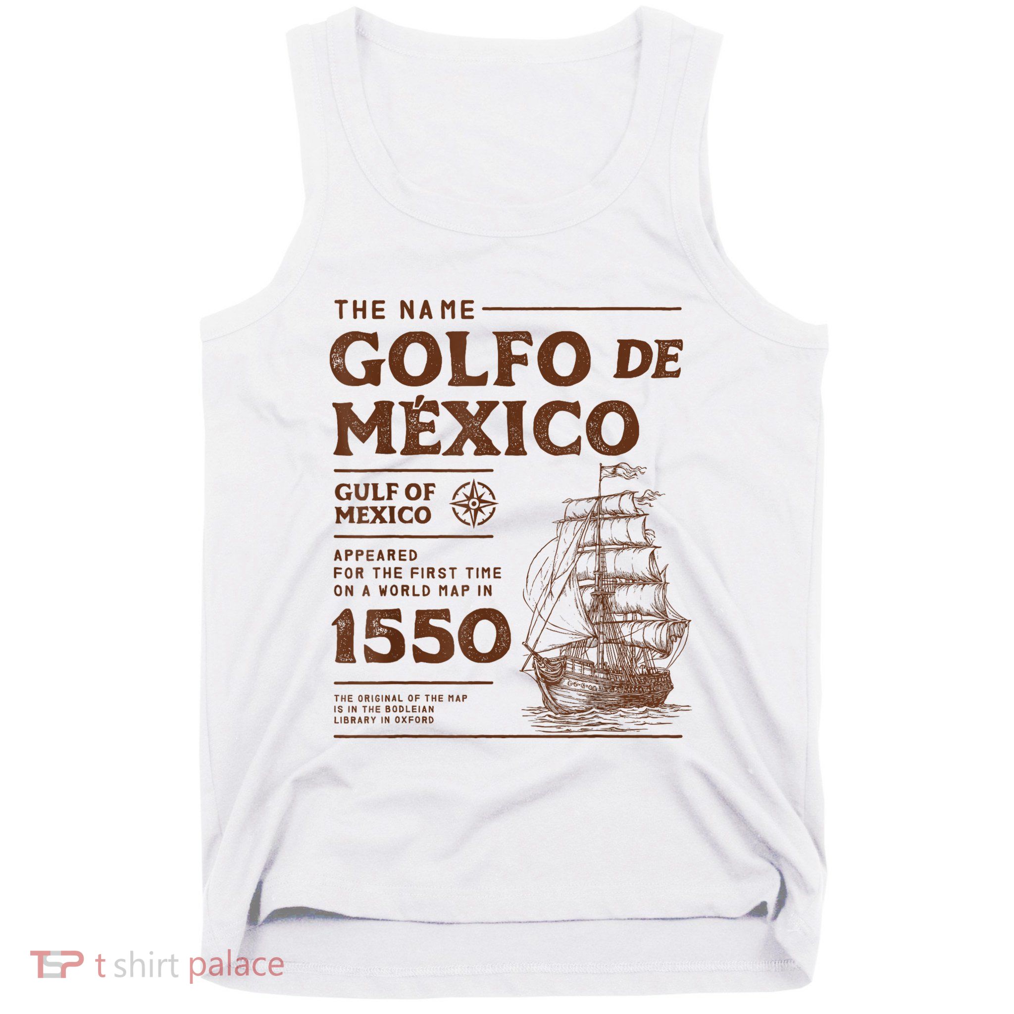 Gulf Of Mexico Name Origin 1550 Tank Top