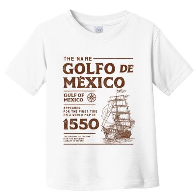 Gulf Of Mexico Name Origin 1550 Toddler T-Shirt