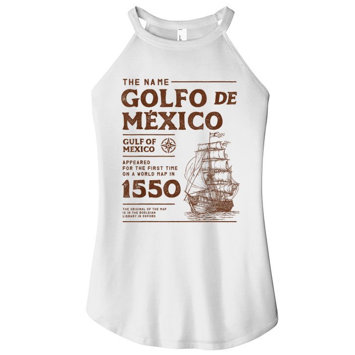 Gulf Of Mexico Name Origin 1550 Women's Perfect Tri Rocker Tank